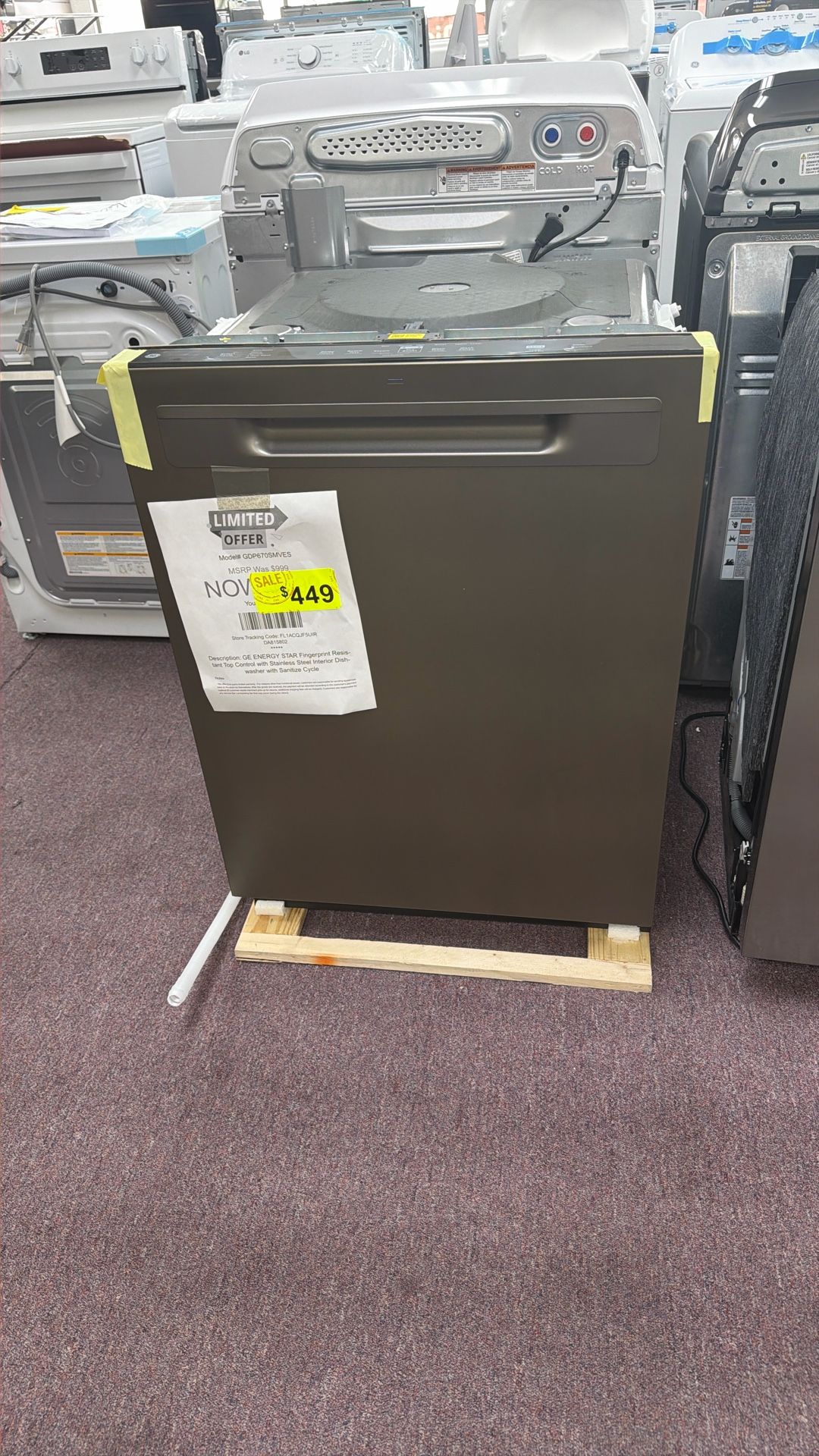 Dishwasher Black Stainless Steel New 1 Year Warranty