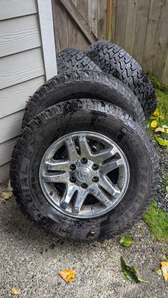 Studded Mud Terrain Tires and Rims