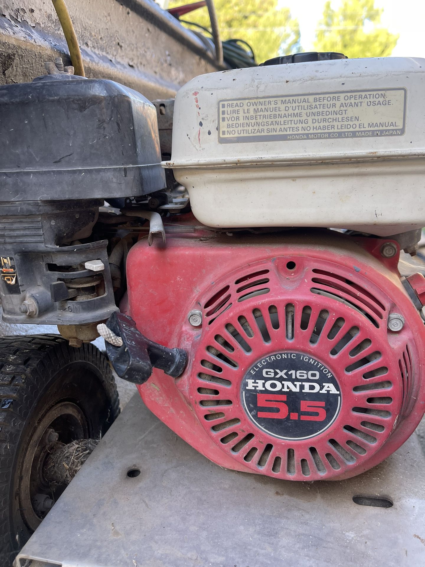 Honda Engine, Gas 5.5HP