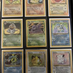 Pokemon Card 1(contact info removed) Holo Lot Of 9 Excellent Conditions 