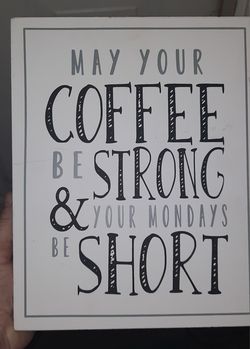 COFFEE LOVERS WALL ART