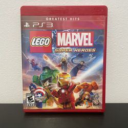 LEGO Marvel Super Heroes PS3 PlayStation 3 Like New CIB Greatest Hits Game