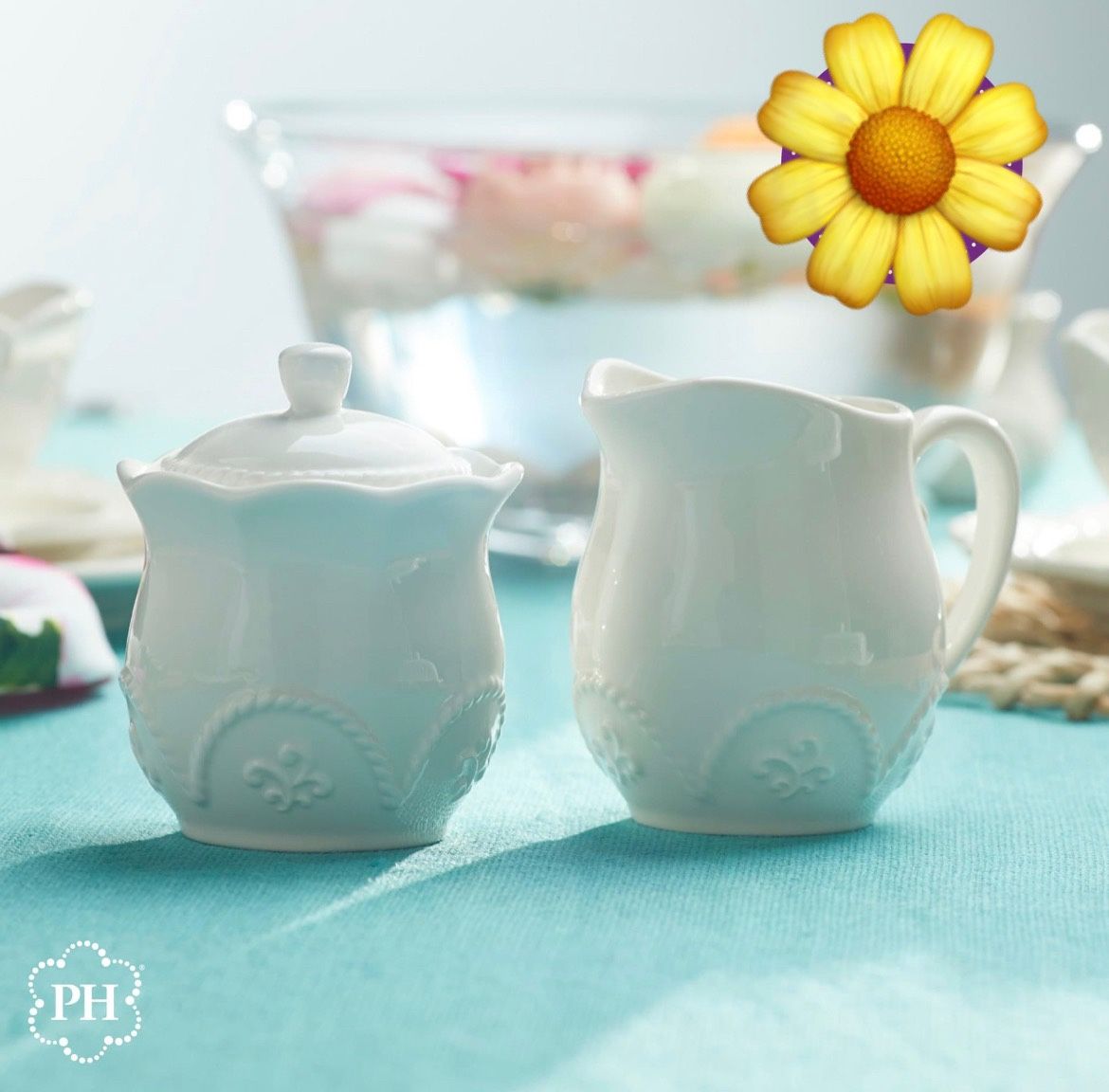 AZUCARERA Y CREMERA MARBELLA DE PRINCESS HOUSE 🌼🌼🌼
