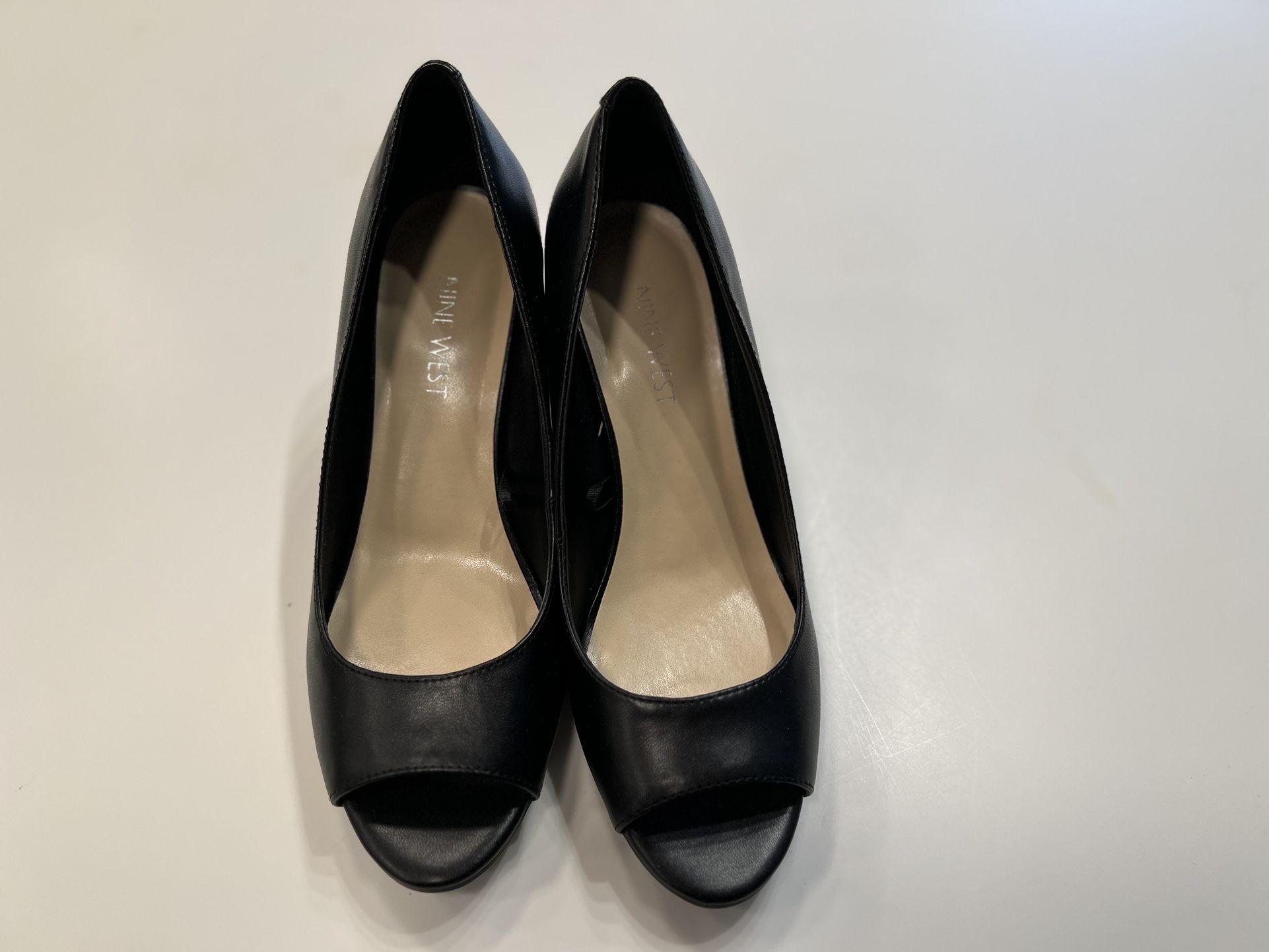 Nine West Size 6 Women Peep Toe Wedge Heel