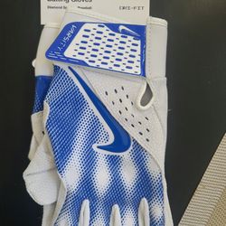 Nike Alpha Varsity diamond sports baseball batting gloves Dri-Fit brand new.  $40 new. Asking 25