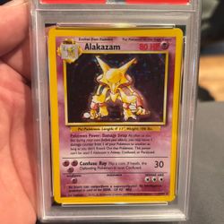 2000 Pokémon Alakazam HOLO PSA EX-MT 6