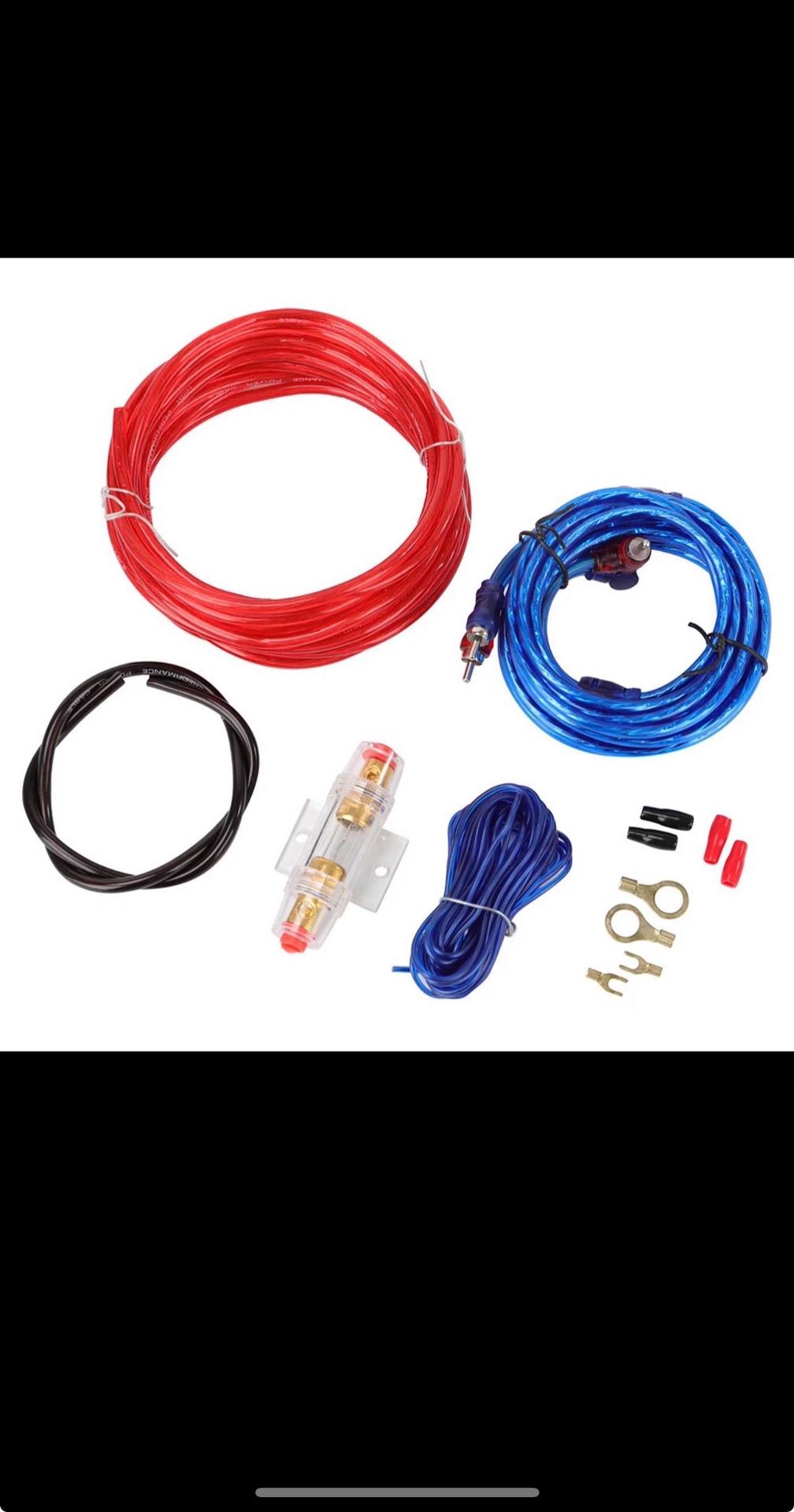 New 8-Gauge Car Audio Amplifier Installation Kit (up to 1500 watt)