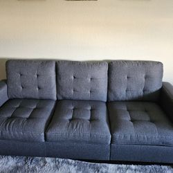 Ashley Grey Fabric Couch/sofa