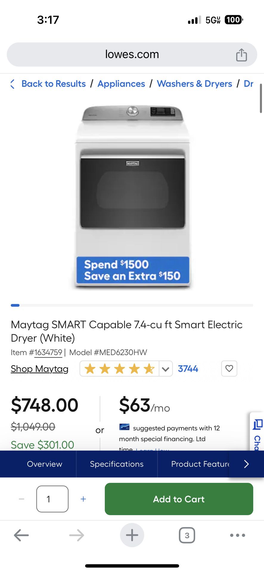 Maytag Smart Washer And Dryer
