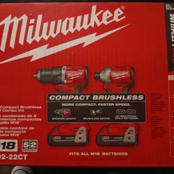 Milwaukee Set,Comes With Batteries And Charger 