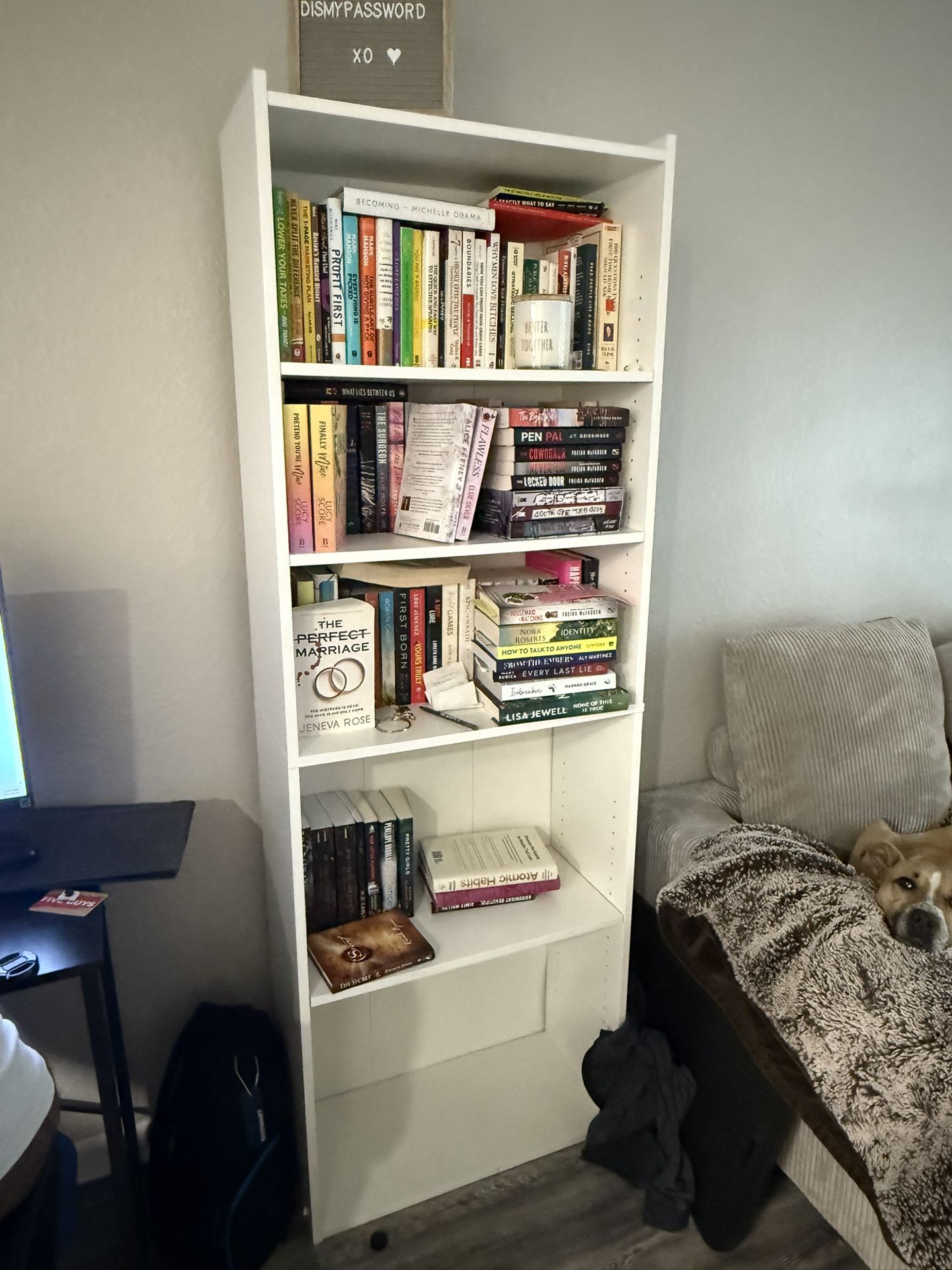 Book Shelves White