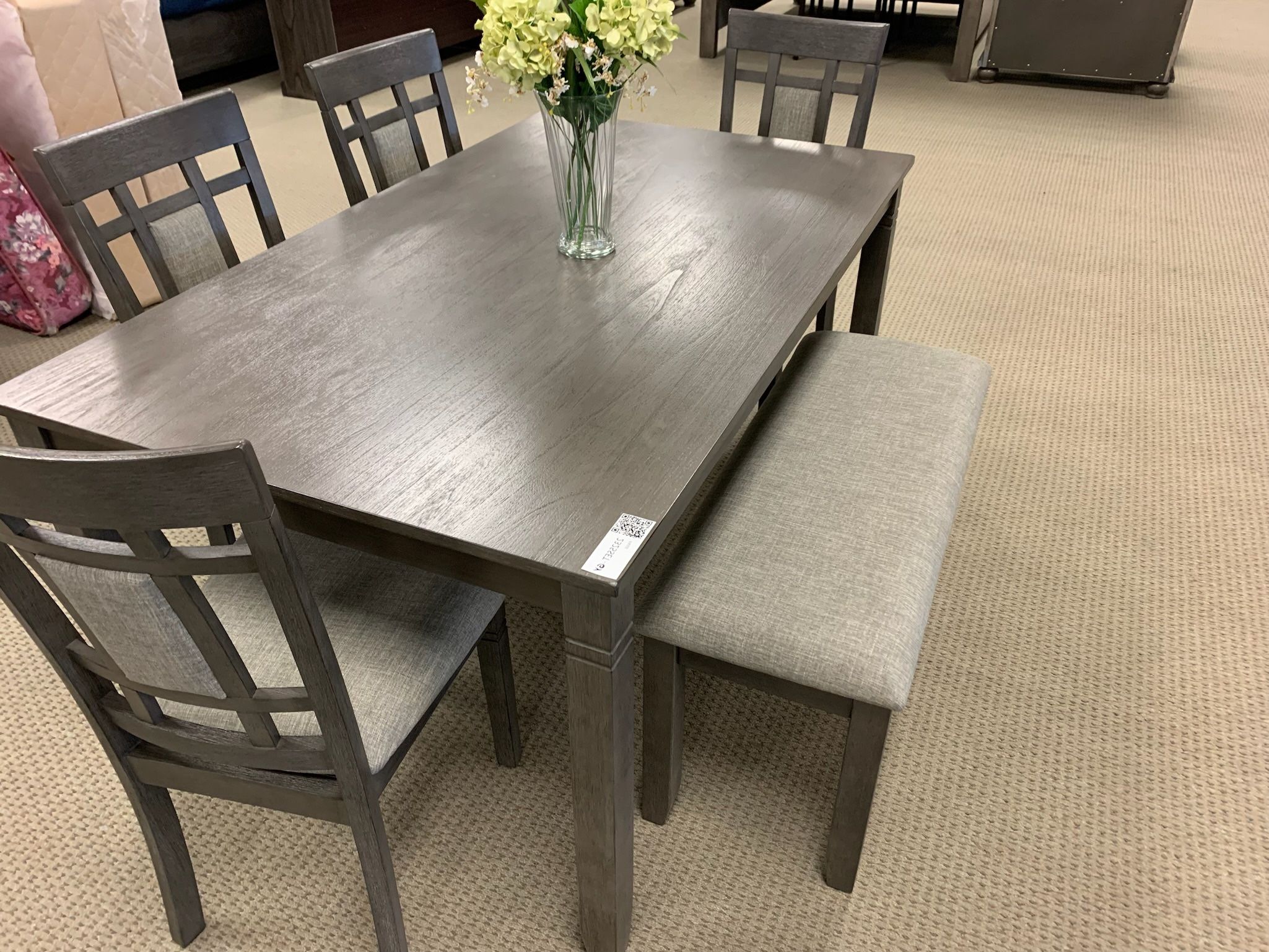 Brand New! 6-PC Dining Table w/ 4 Chairs & Bench for Sale in Houston ...