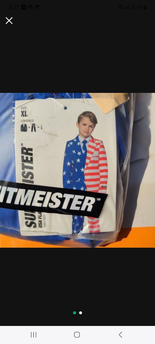 Child XL USA Flag Suit