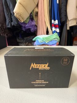 Neebol 50Pcs Tattoo Needles Assorted Mixed Sizes - #10(3/5/7/9RL,5/7/9RS,7/9RM,9M1)