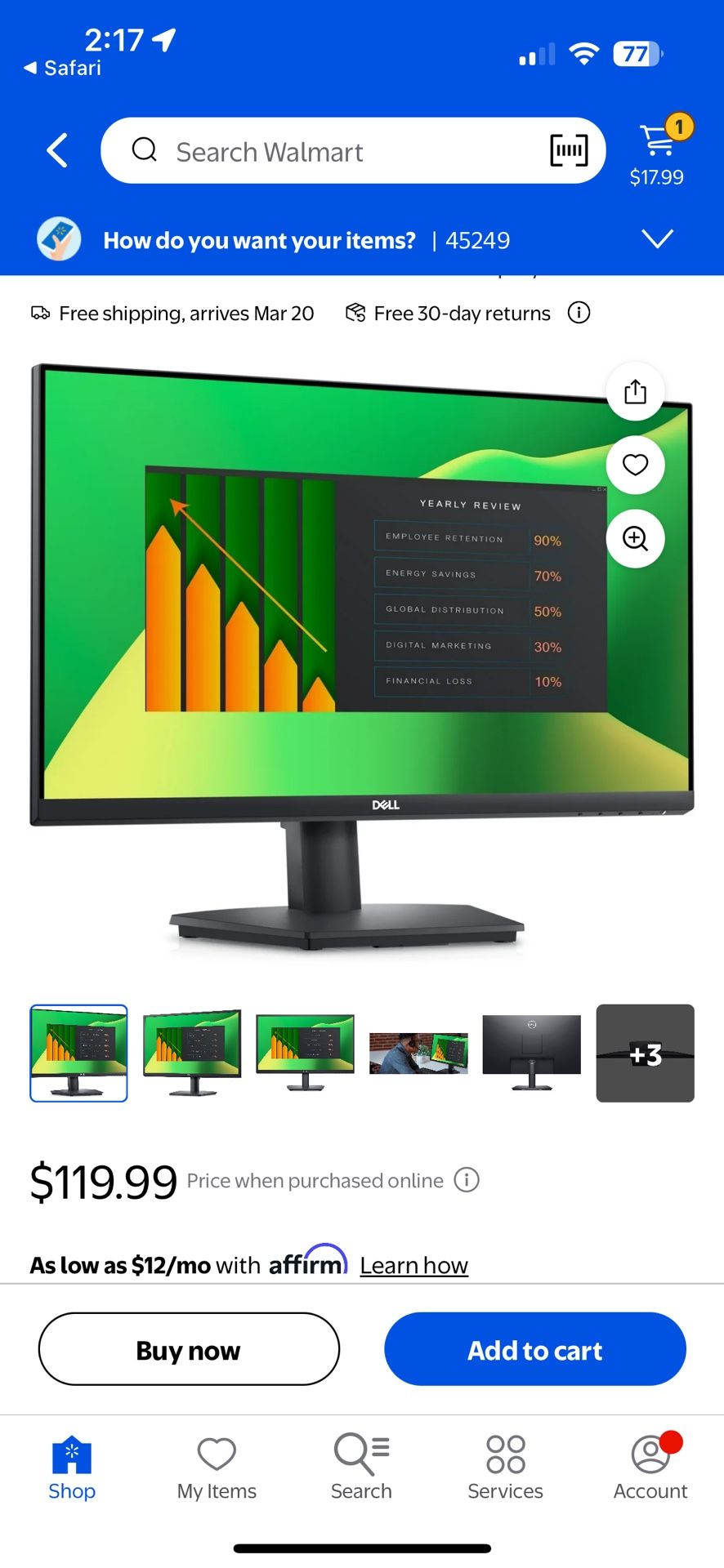 Dell 24 Inch Brand New