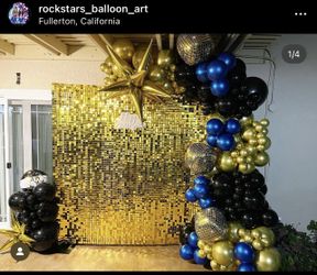 Birthday Any Occasion Backdrops And Balloon Garland