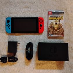 Nintendo Switch V2 with Borderlands 3 Game