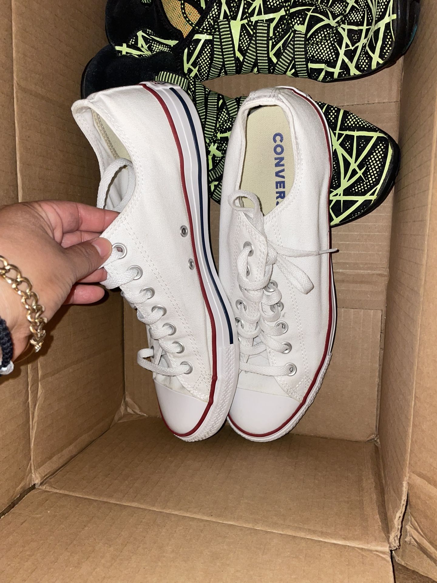 White Converse