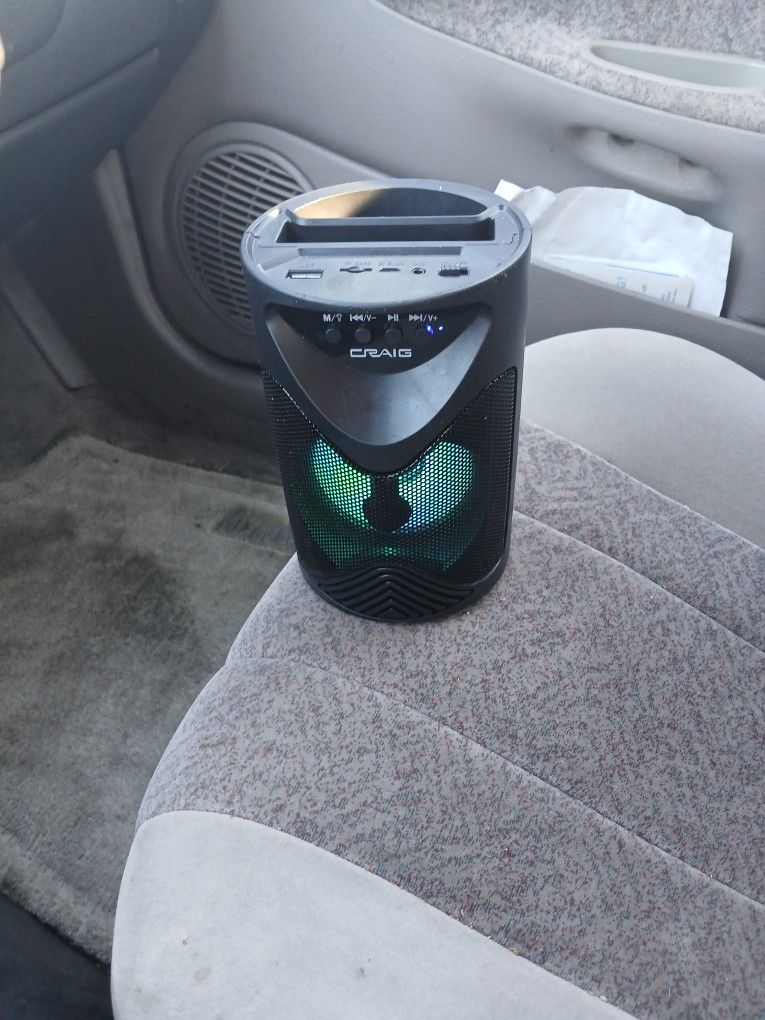 I have a bluetooth speaker