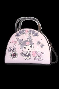Loungefly Sanrio Kuromi & Baku Ribbon Dome Crossbody Bag Lavender Sold Out