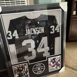 Raiders Frame Jersey Bo Jackson D/S