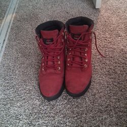 Premium Red Timberland Boots