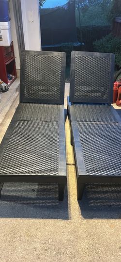 Devoko Outdoor Chaise Lounge Chair Set of 2,