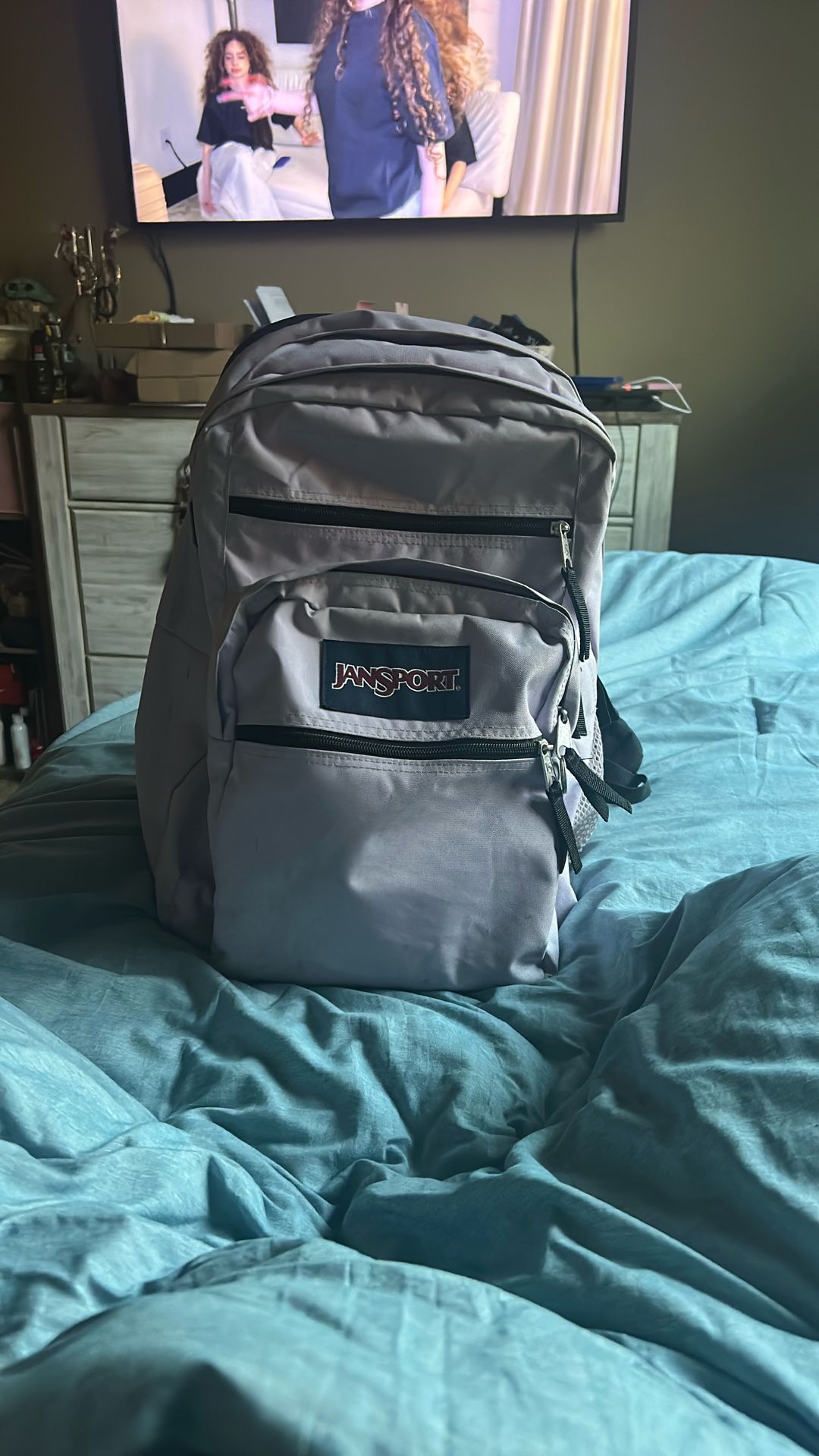 Light Purple Jansport Backpack