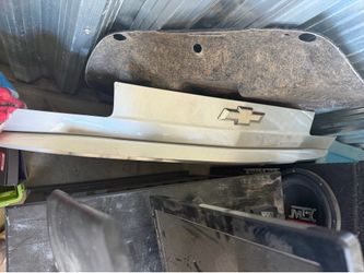 Silver 2012 camaro trunk