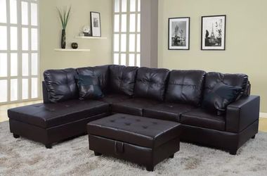 Sectional and Ottoman