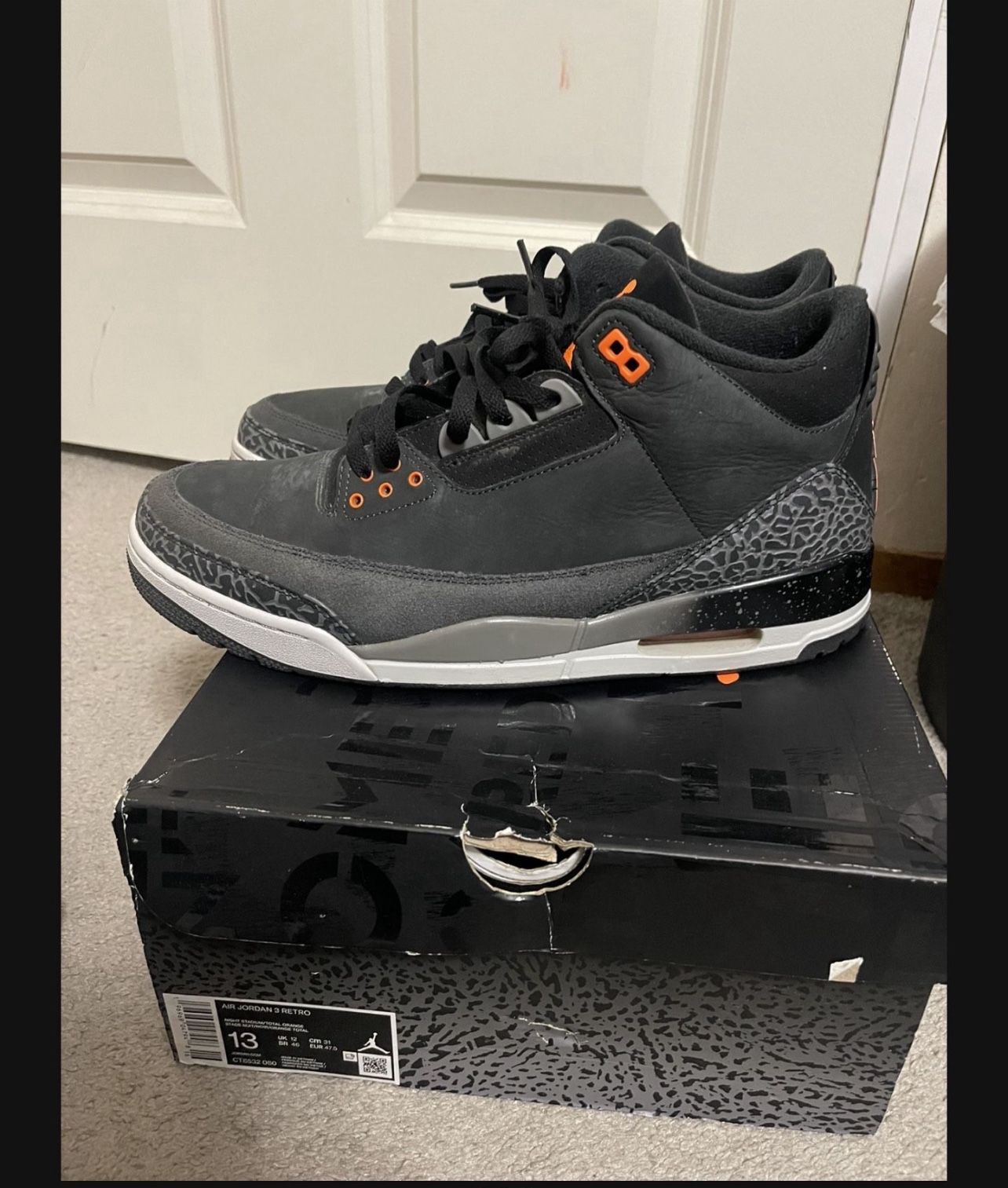 VNDS JORDAN 3 FEAR SIZE 13