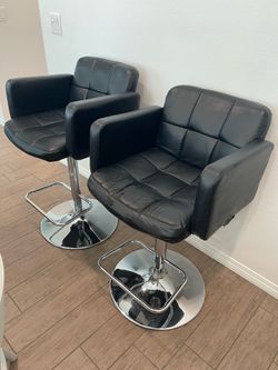 Lamp plus black bar Island stool chair