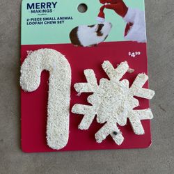 Small Animal Loofah Chew Set