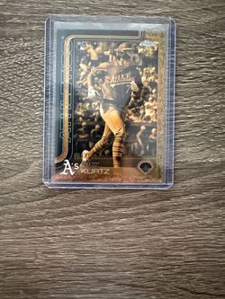 2025 Topps Chrome Gilded Nick Kurtz Rookie Cast in Gold /199 Athletics #CG-1