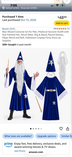 Halloween costume