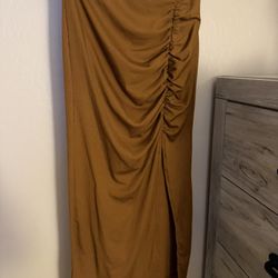 Brown Maxi Skirt 