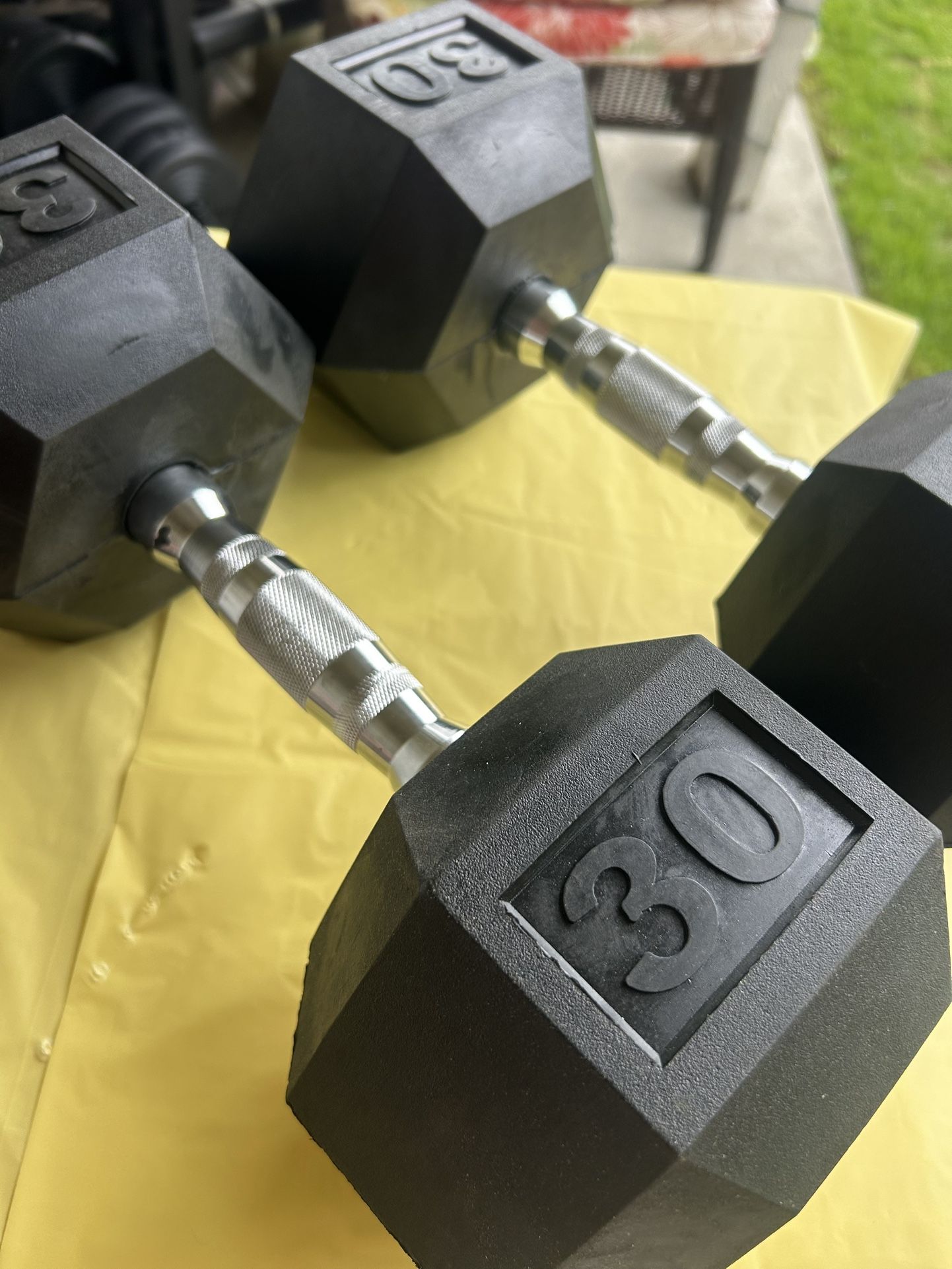 60 pounds weight 30 pounds each