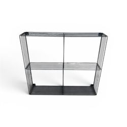 Cool Vintage MCM Metal Shelving/Display Wall Mount or Freestanding