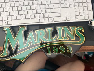 Marlins wall plaque