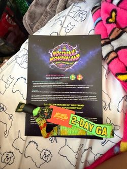 nocturnal wonderland 2026 wristband