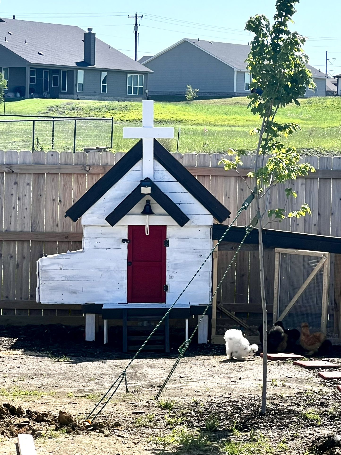 Old Time Church Chicken Coop