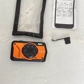 Ricoh WG-6 Webcam Orange Waterproof Camera 20MP High-Res