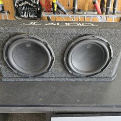 2 JL AUDIO W 3 10 Inch Woofers