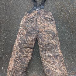 Camouflage Insulated Bib Overalls