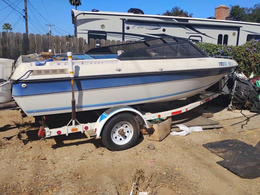 Fishing Boat And Trailer
