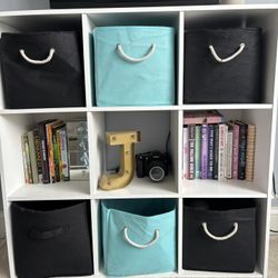 Cube Shelf With Storage Bins