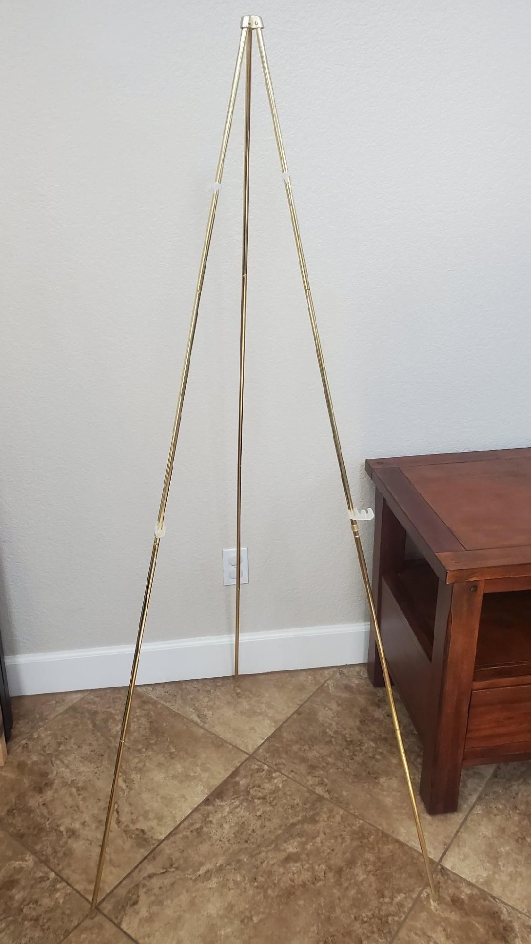 3 Pack - Foldable Gold Easels 