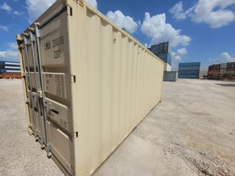 NEW 20ft Beige One Trip Shipping Containers For Sale