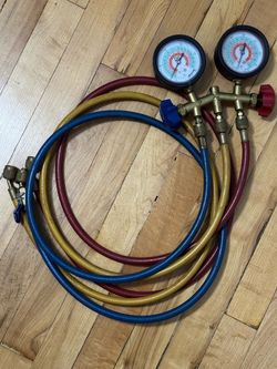 AC Manifold Gauge Set with Hoses