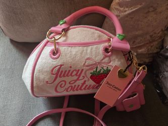 Juicy couture pink strawberry purse